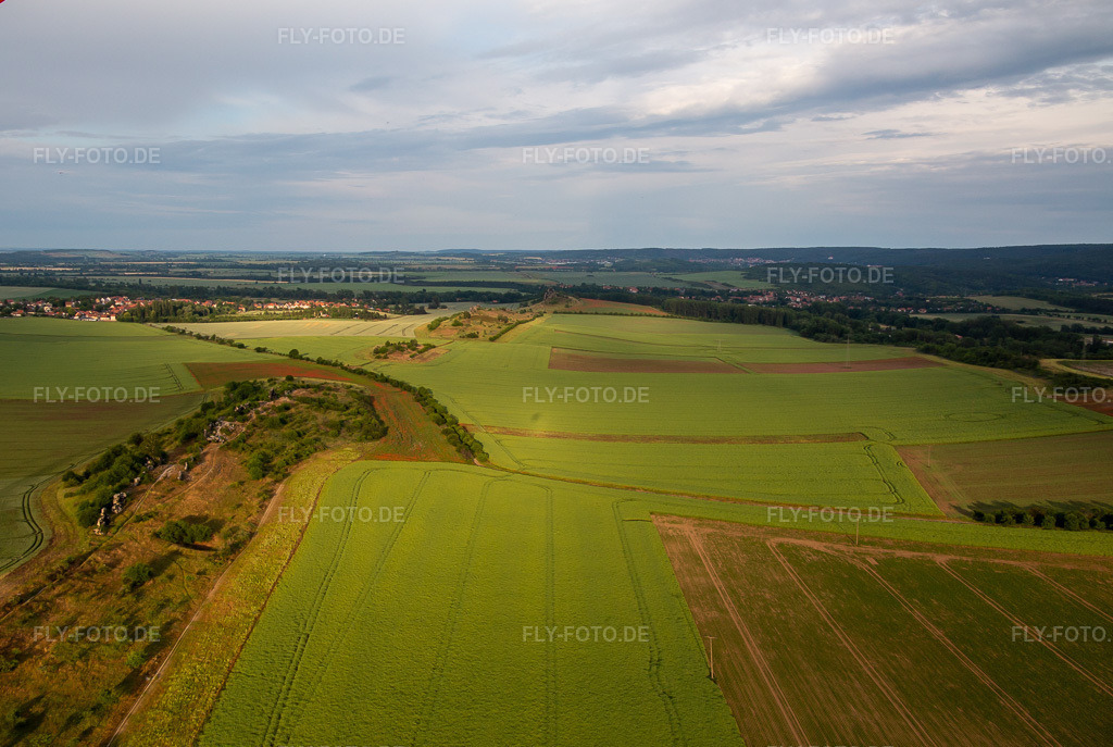 Luftbild: Warnstedter Teufelsmauer in Thale im Bundesland Sachsen-Anhalt in Deutschland. Foto: IMG_136434.jpg vom 16.06.2023 durch Werner Riehm/FLY-FOTO.de