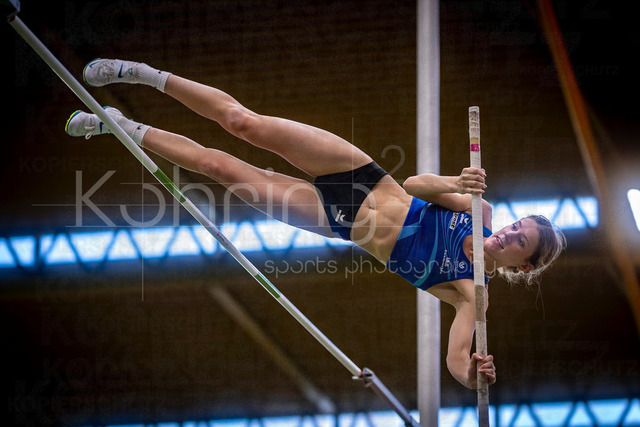 Indoor Meeting Dortmund, 08.02.2026 | DORTMUND, GERMANY - FEBRUARY 8:  Pole vaulter Tamineh Steinmeyer (LAZ Zweibrücken) during the Indoor Meeting Dortmund at the Helmut-Koernig-Halle on February 8, 2026 in Dortmund, Germany. (Photo by Axel Kohring/Beautiful Sports Int.)