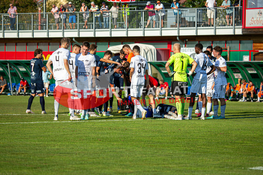 ASK Klagenfurt - SV Wallern, Regionalliga Mitte |  ASK Klagenfurt - SV Wallern am 26.08.2023 in Klagenfurt
(ASK Sportzentrum Fischl), Austria, (Photo by Ernst Krawagner sport-fan.at) - Realisiert mit Pictrs.com