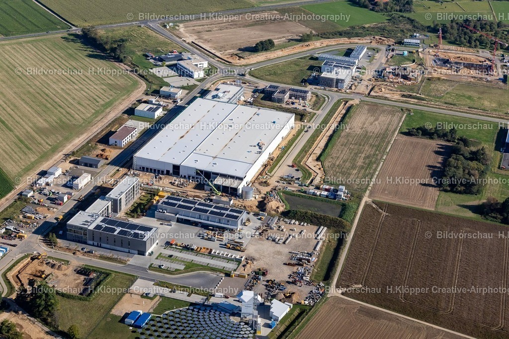 Lufbilder Jülich-5831 | Baustelle Forschungs- Gebäude Brainergy Park für die Entwicklung und Produktion von Solarthermie-Technologien in Jülich - Realisiert mit Pictrs.com