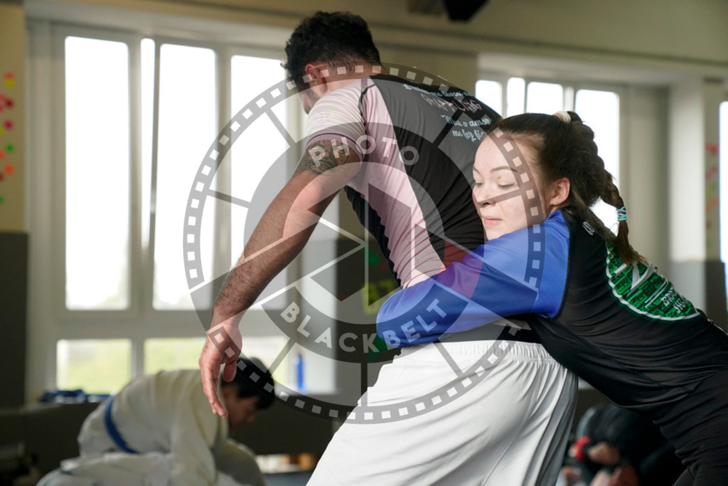 20240413PBB6462 | Fighters compete during the Grapplethon 24hours of rolling for a reason in Hamburg, Germany, on April 13, 2024.