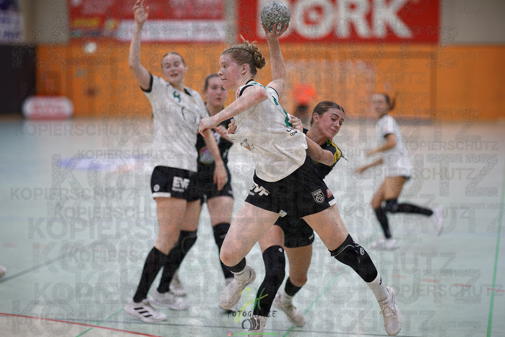 Quali-Turnier JBL wJA; Frisch Auf Göppingen - HC Rödertal | Quali-Turnier JBL wJA; Frisch Auf Göppingen - HC Rödertal am 31.05.2025 in Oberkleen (Weidig-Halle)Photo © 2025 - Jörg Heinrich - Realisiert mit Pictrs.com