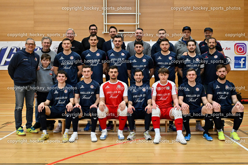LPSV-Kärnten vs. FUTSAL versli.at Klagenfurt | Mannschaftsfoto LPSV Kärnten, LPSV-Kärnten vs. FUTSAL versli.at Klagenfurt, LPSV-Kärnten vs. FUTSAL versli.at Klagenfurt am 01.02.2026 in Villach (Ballspielhalle St. Martin), Austria, (Photo by Bernd Stefan)