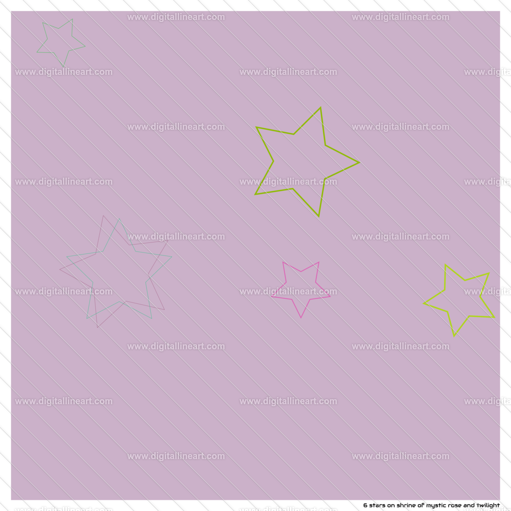6-stars-shrine-of-mystic-rose-and-twilight | digitallineart - Realisiert mit Pictrs.com