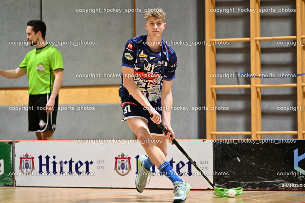 KAC Floorball vs. VSV Unihockey | #41 Rok Kopavnik VSV Unihockey, KAC Floorball vs. VSV Unihockey, KAC Floorball vs. VSV Unihockey am 21.03.2026 in Klagenfurt (Ballspielhalle Waidmannsdorf), Austria, (Photo by Bernd Stefan)