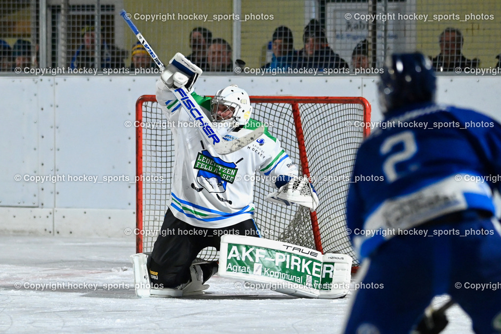 EC Tigers Paternion vs. EC Feld am See Ledenitzen | #32 Baumann Rene Feld am See Ledenitzen, EC Tigers Paternion vs. EC Feld am See Ledenitzen, EC Tigers Paternion vs. EC Feld am See Ledenitzen am 19.01.2025 in Villach (Eisplatz Paternion), Austria, (Photo by Bernd Stefan)