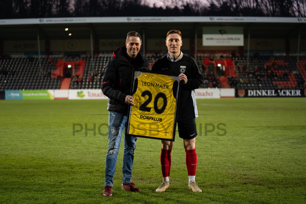 SG Sonnenhof Grossaspach vs. TSV Steinbach Haiger, Fussball, Regionalliga Suedwest, 25. Spieltag, 20.03.2026 | Leon Maier (SG Sonnenhof Großaspach, #20),SG Sonnenhof Grossaspach vs. TSV Steinbach Haiger, Fussball, Regionalliga Suedwest, 25. Spieltag, 20.03.2026Foto: photosbyphips/Philip Ziegler