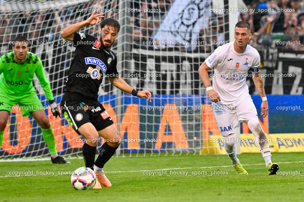 SAK vs. SK Sturm 22.7.2023 | #10 Otari Kiteishvili, #24 Zoran Vukovic