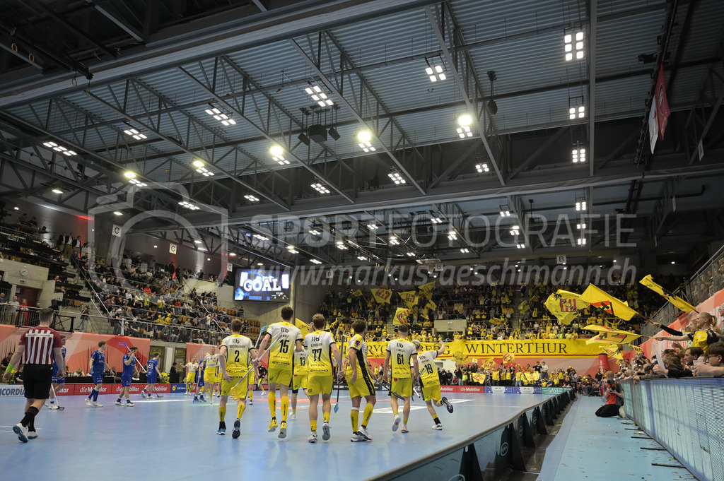 Zug United vs HC Rychenberg - 22. February 2025 | Zug United vs HC RychenbergSporthalle Wankdorf, BernJubel beim HCR.Bild: Sportfotografie Markus Aeschimann | www.markus-aeschimann.ch - Realisiert mit Pictrs.com