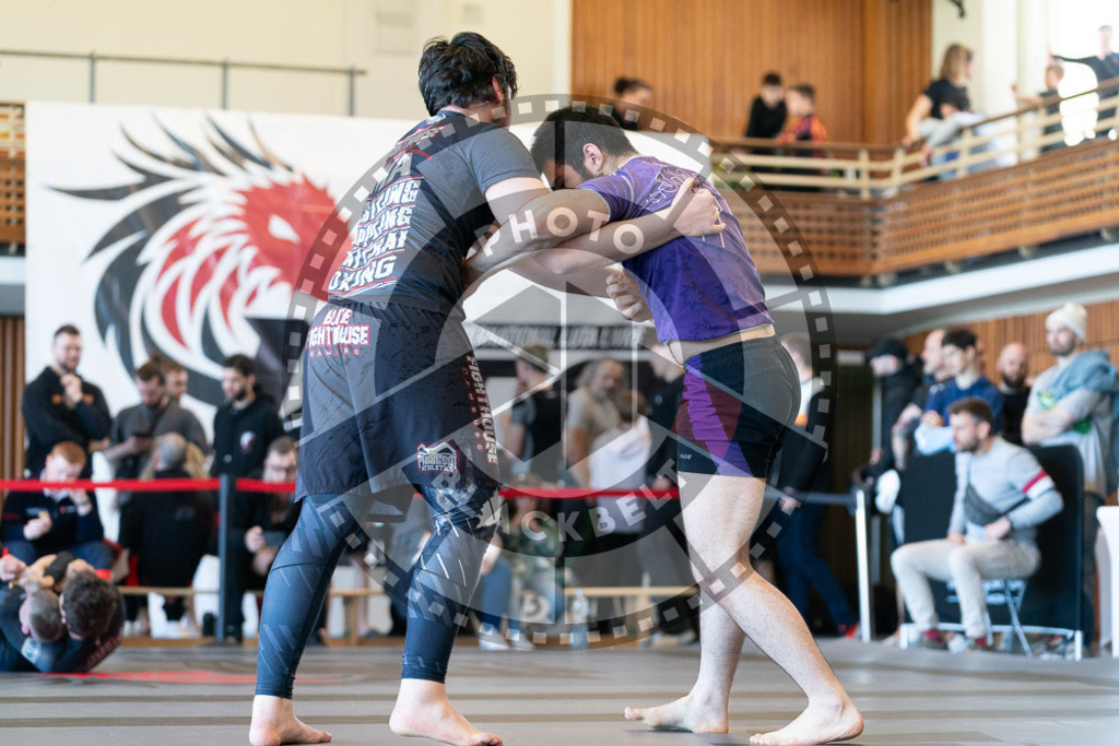 20250329PBB2922 | Fighters compete during the International Luta Livre (ILLCS) Germany IX Spring 2025 Competition spring on March 29, 2025 in Hannover, Germany.© Chiara Dazi