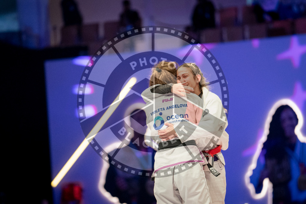 20231107PBB6429 | Fighters compete during the AJP World Master Championship in the Mubadala Arena in Abu Dhabi, Arab United Emirates, on November 7, 2023.