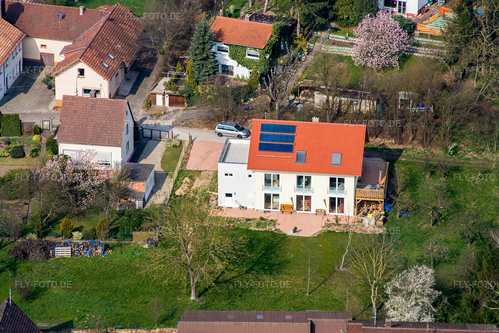 Luftbild: Kästle's Ferienwohnung Haingasse in Dierbach im Bundesland Rheinland-Pfalz in Deutschland. Foto: IMG_5553.jpg vom 15.03.2007 durch Werner Riehm/FLY-FOTO.de