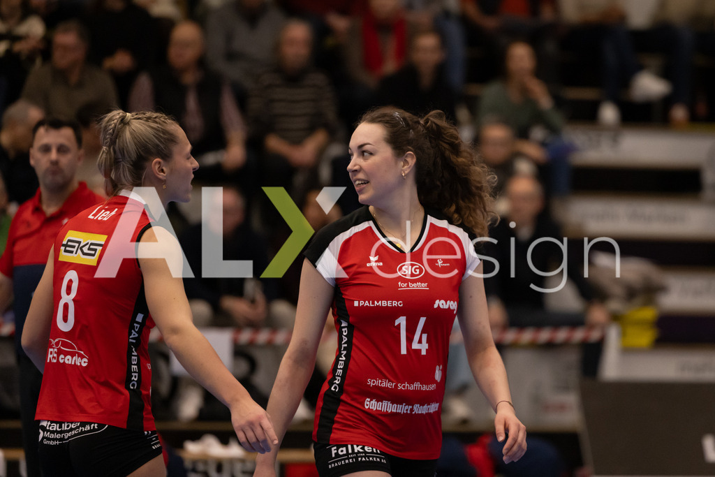 Volleyball I Frauen I Saison 2025-2026 I Volleyball NLA | Women I 1/4 Finals I VC Kanti Schaffhausen - BIWI Volleyball Franches-Montagnes I 21.02.2026 | 14 Josipa Marković (HR) (VC Kanti Schaffhausen) – Aussen - Realisiert mit Pictrs.com