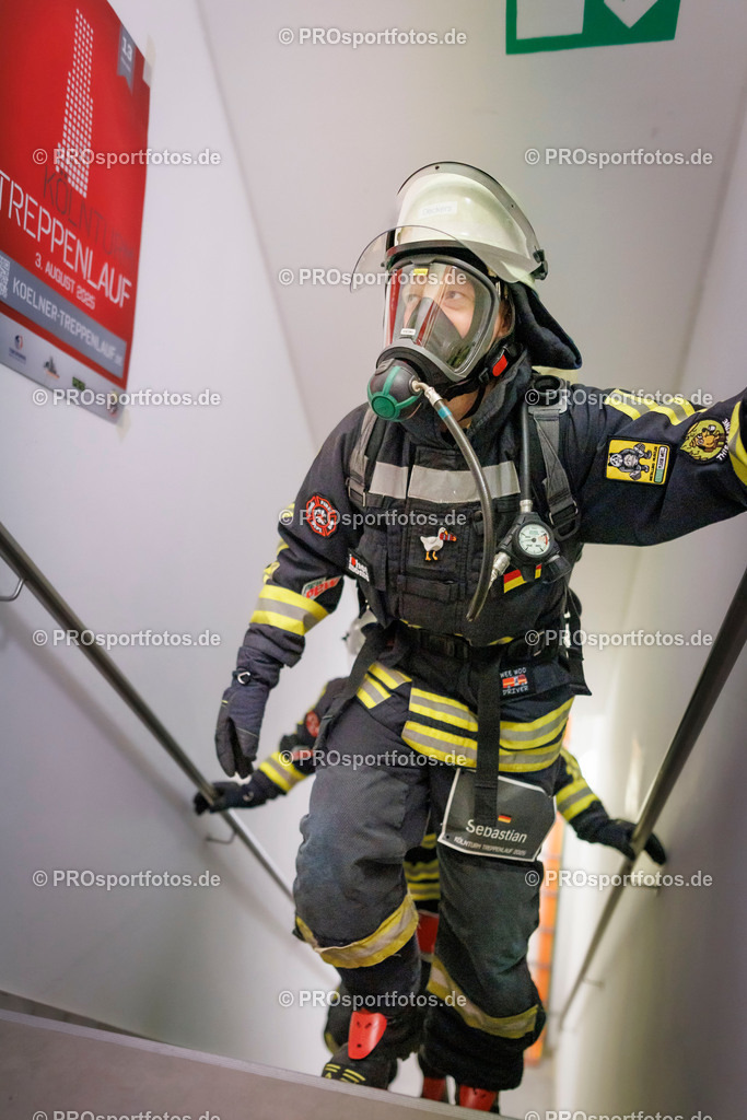 KölnTurm Treppenlauf; Köln, 03.08.2025 | Impressionen vom KölnTurm Treppenlauf am 03.08.2025 in Köln (Nordrhein-Westfalen). 