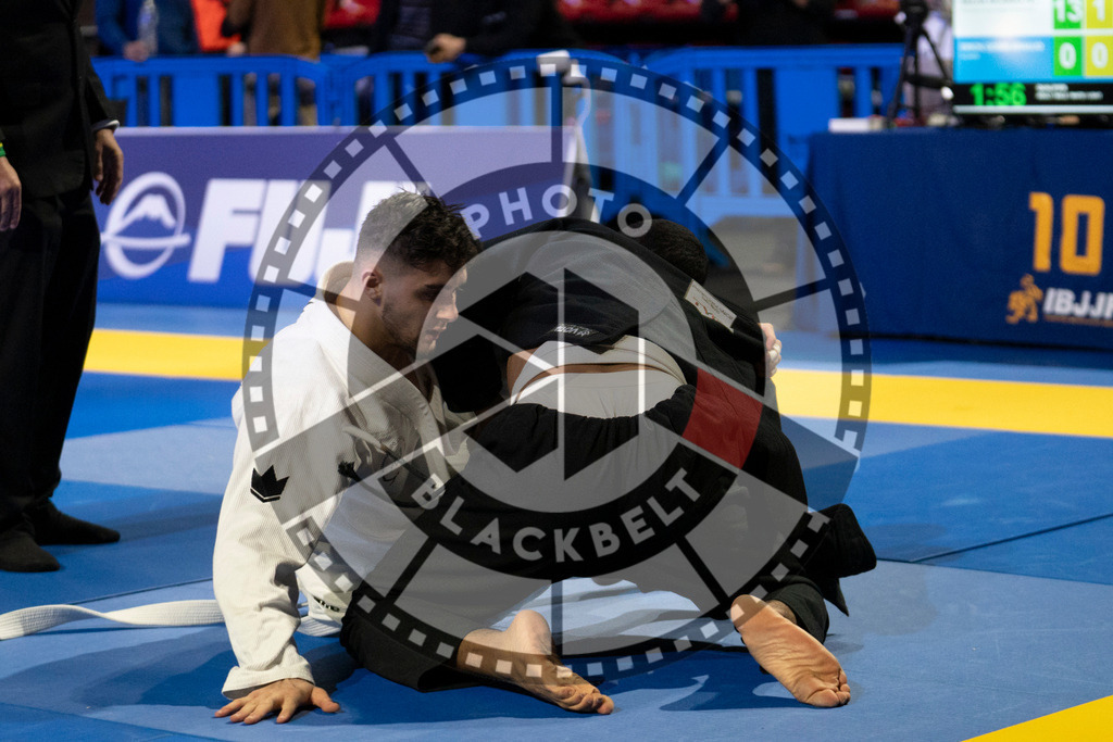 20240119PBB0463 | Fighters compete during the IBJJF European Championship in Paris, France, on January 19, 2024.