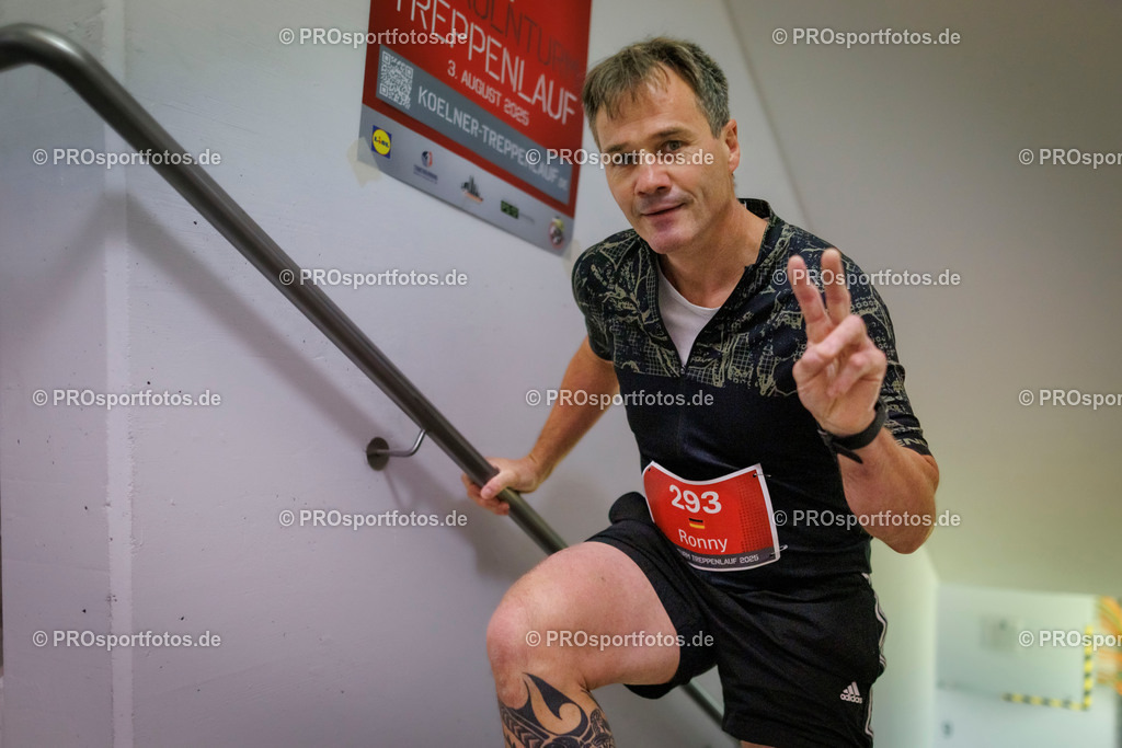 KölnTurm Treppenlauf; Köln, 03.08.2025 | Impressionen vom KölnTurm Treppenlauf am 03.08.2025 in Köln (Nordrhein-Westfalen). 