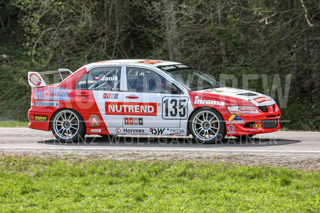 Rechberg Hill Climb 2008 – Motorsport Event in Austria | Rechberg Hill Climb 2008 in Tulwitz, Styria, Austria. The image shows JANIK Vaclav (AUT) Mitsubischi EVO VIII.     
