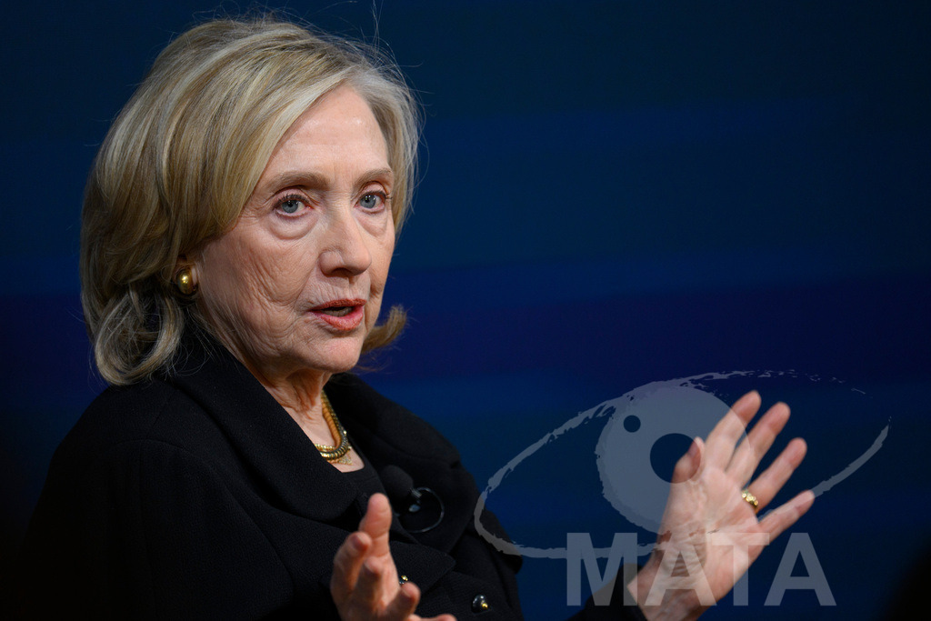 _DWA4043 | Die US-Politikerin Hillary Clinton auf der Veranstaltung Bridging Scholarship and Statecraft im Rahmen der Münchner Sicherheitskonferenz 2026. München, 13.02.2026 Bayern Deutschland  - Realisiert mit Pictrs.com