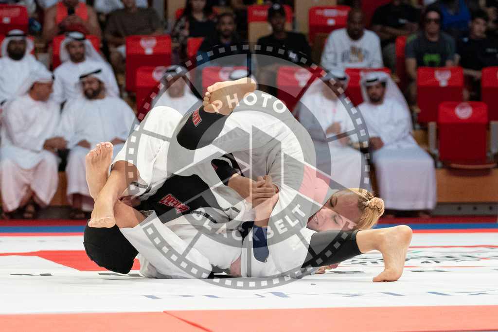 20231106PBB2734 | Fighters compete during the AJP World Master Championship in the Mubadala Arena in Abu Dhabi, Arab United Emirates, on November 6, 2023.