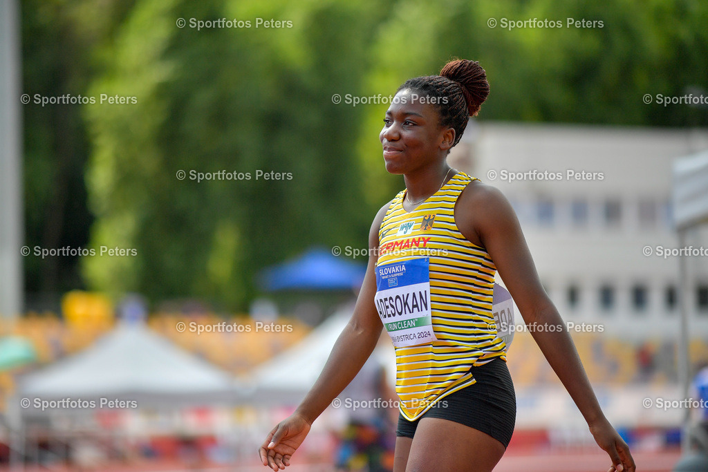 U18 EM - Tag 4_20 | European Athletics U18 Championships am 21.07.2024 in Banska Brystica; Diskuswurf, Favour Adesokan.Foto: Kai Peters - Realisiert mit Pictrs.com