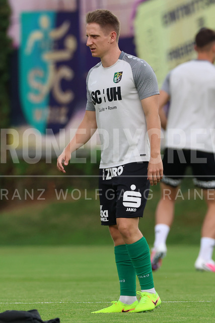 Friendly Match: SC Weiz vs TSV Hartberg in Weiz | Weiz, AUSTRIA, 01.JUL.26 - SOCCER - ADMIRAL Bundesliga, SC Weiz vs TSV Hartberg, test match. The image shows Nico Pichler (SC Weiz) during warm up.