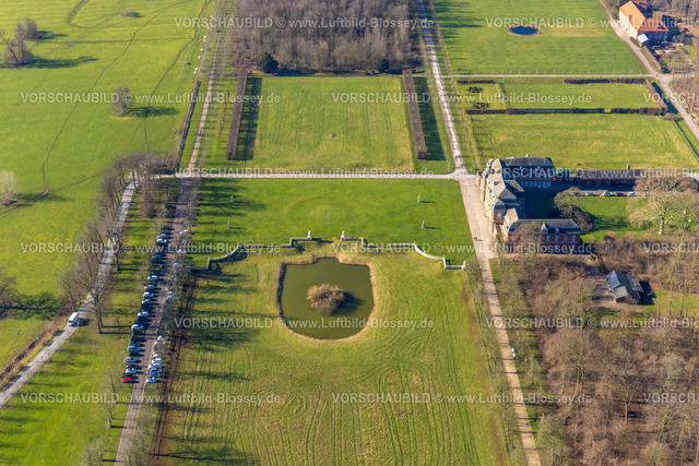 Nordkirchen230206058 | Luftbild, Schloss Nordkirchen, barocke Schlossanlage, Wasserschloss, Schlossgarten, Nordkirchen, Münsterland, Nordrhein-Westfalen, Deutschland