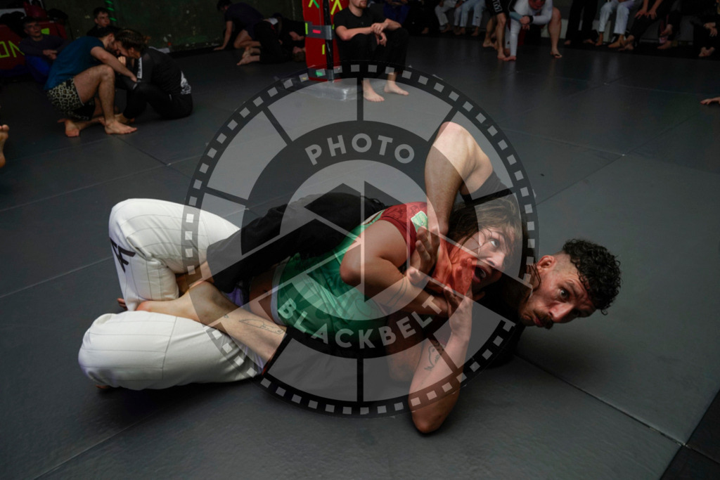 20240413PBB7747 | Fighters compete during the Grapplethon 24hours of rolling for a reason in Hamburg, Germany, on April 13, 2024.