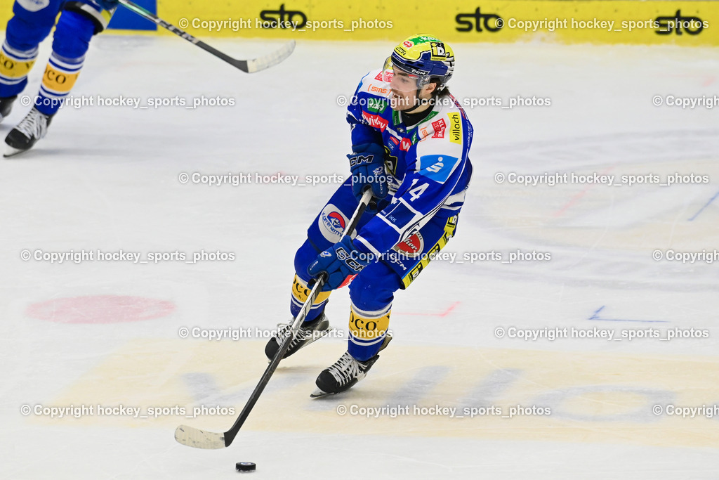 EC IDM WÄRMEPUMPEN VSV vs. Olimpija Ljubljana | #14 Johannes Tschurnig EC VSV, EC IDM WÄRMEPUMPEN VSV vs. Olimpija Ljubljana, EC IDM WÄRMEPUMPEN VSV vs. Olimpija Ljubljana am 01.02.2026 in Villach (Stadthalle Villach), Austria, (Photo by Bernd Stefan)