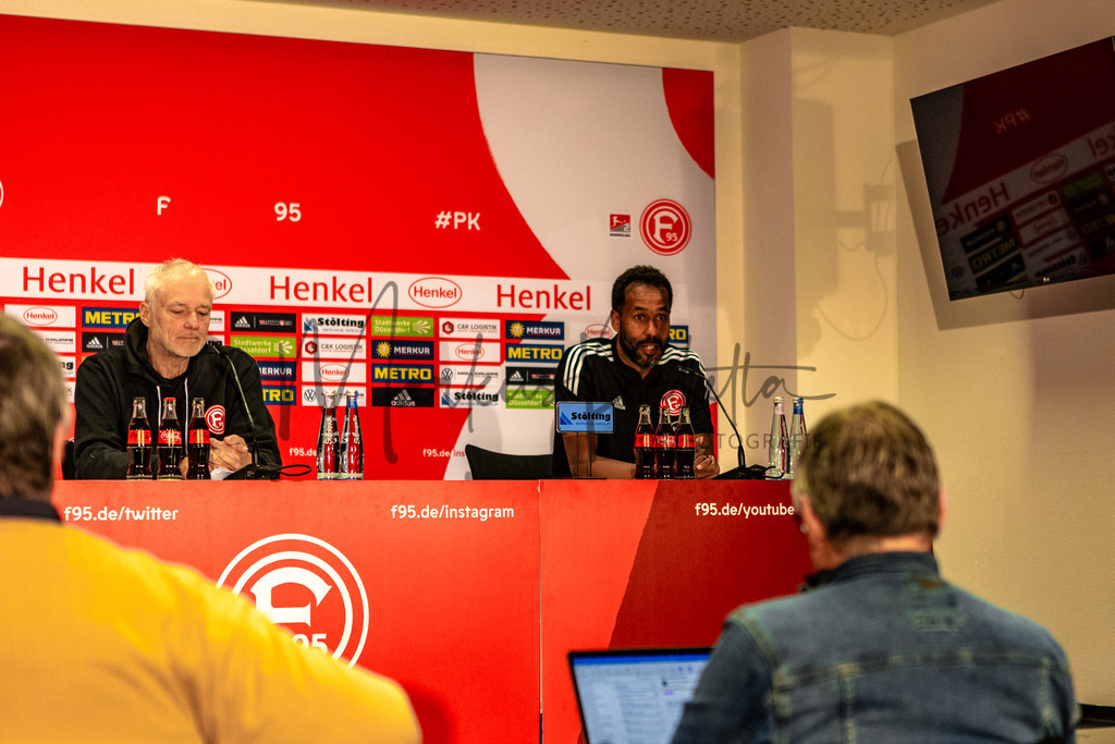 Fortuna Düsseldorf vs. Karlsruher SC | Düsseldorf, 30.04.2023: 2. Bundesliga, 30. Spieltag, Fortuna Düsseldorf gegen Karlsruher SC in der Merkur Arena in Düsseldorf. Foto: sportfotografie.ms | Markus Paletta - Realisiert mit Pictrs.com