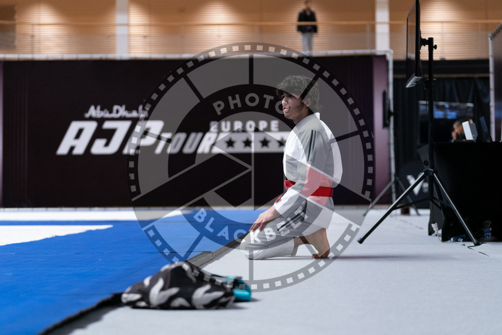 20241012PBB1007 | Athletes compete during the AJP Tour Europe Continental Jiu-Jitsu Youth Championship on October 12, 2024, in Almere near Amsterdam, Netherlands. © Chiara Dazi / photoblackbelt