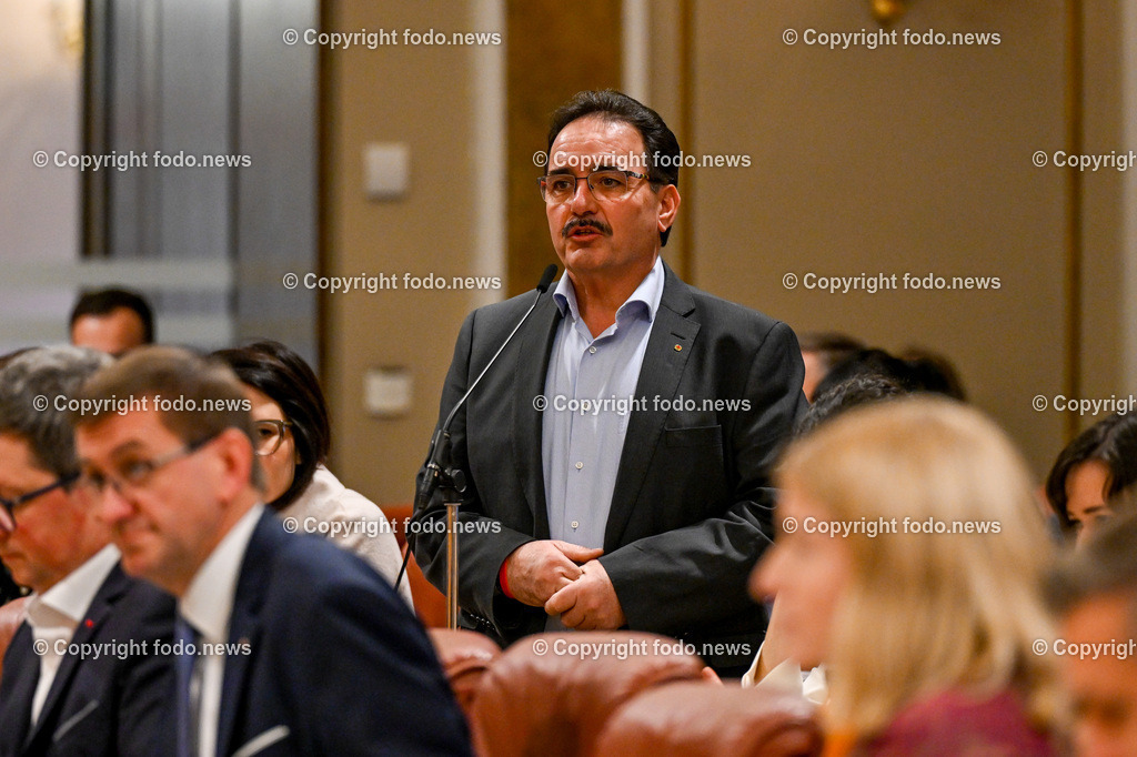 Landhaus Linz_ Promenade_ Landtagssitzung_ 25.01.2024-79 | 25.01.2024, Landhaus Linz AUT, Promenade, Landtagssitzung, im Bild Erich Wahl (SP, LAbg.)