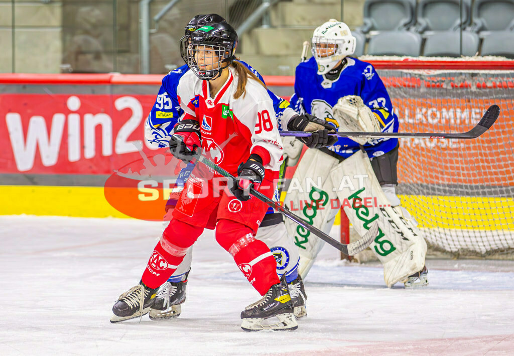Eishockey DEBL 2023/24 | Eishockey DEBL 2023/24, KAC Frauen - Villach Lady Hawks am 27.09.2023 in Klagenfurt (Heidi Horten Arena), Austria, (Photo by Ernst Krawagner sport-fan.at) - Realisiert mit Pictrs.com