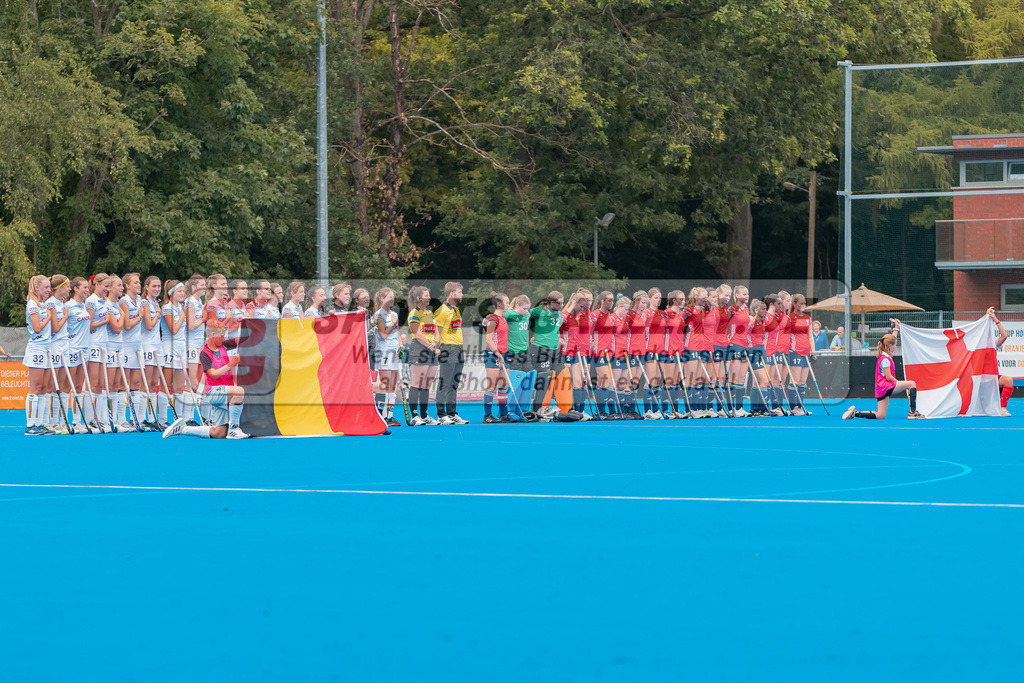 HK_20230715_102558 | Euro Hockey WU18 SF1 Belgium vs England Championship Girls &amp; Boys am 15.7.2023 CHTC , Krefeld ,