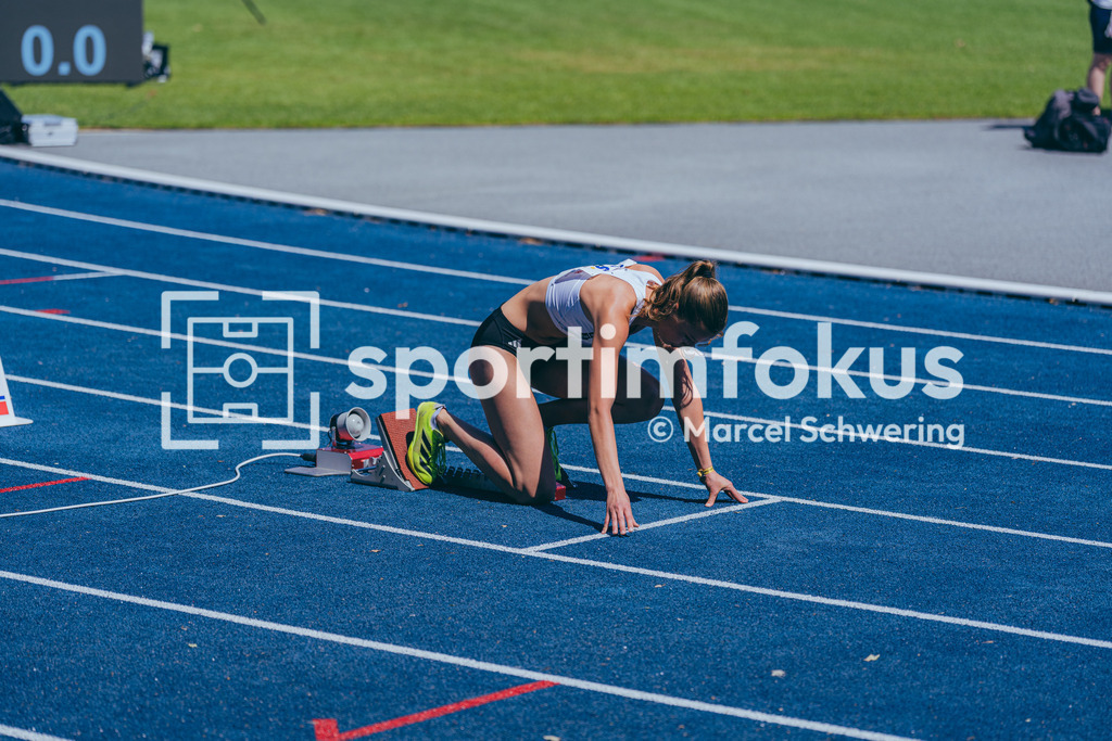DM U23 U18 Bochum 2026 | Merle Black (LG TELIS FINANZ Regensburg), Startnummer 1753, 400 Meter Hürden, Deutsche Meisterschaften der U18 &amp; U23 2026, Lohrheidestadion Bochum-Wattenscheid, 04.07.2026 Foto: Marcel Schwering / sportimfokus - Realisiert mit Pictrs.com