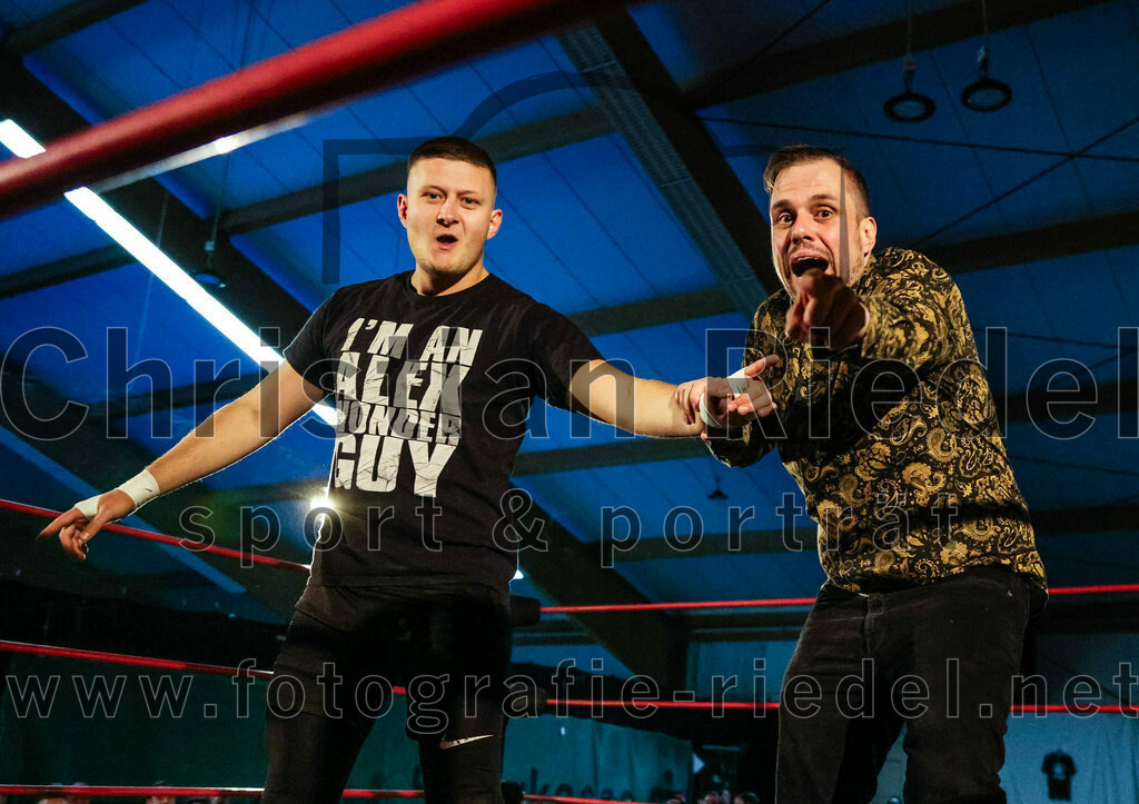 2023-11-11_055_Erding_Wrestlingshow | Erding, Deutschland, 11.11.2023:
Wrestling, Saison 2023, EWS Wrestling ERDING

Foto: Christian Riedel / fotografie-riedel.net