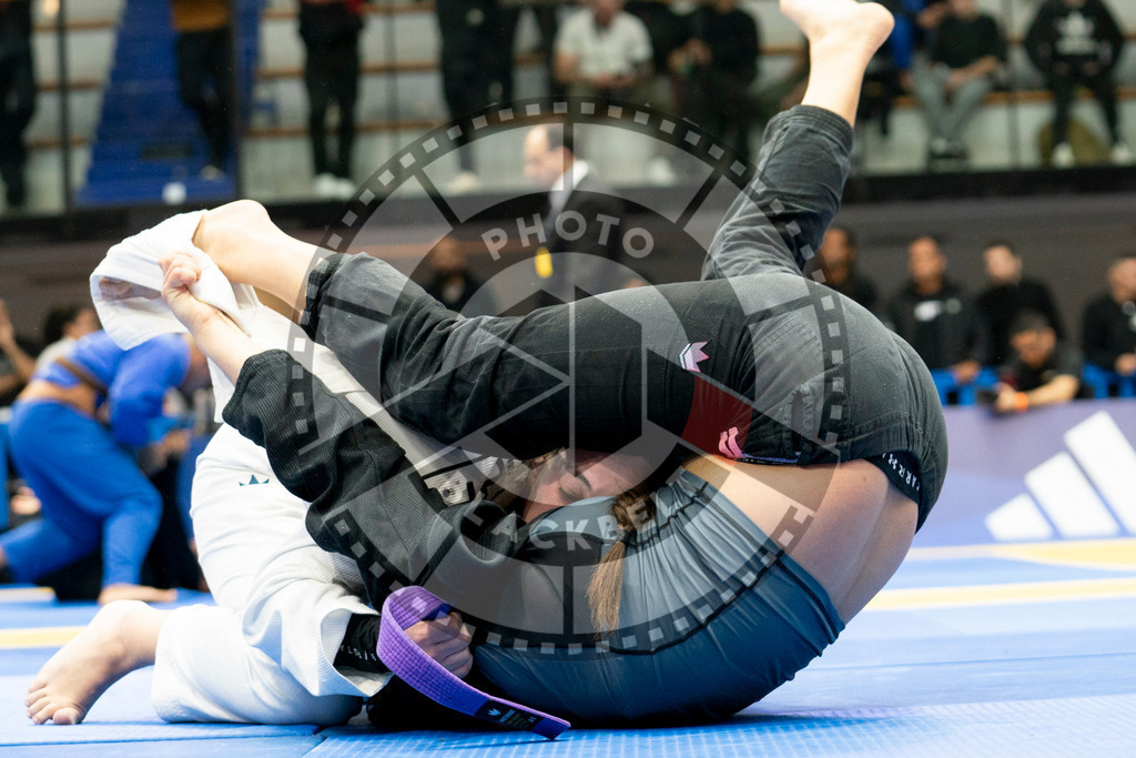 20240124PBB04620 | Fighters compete during the second day of the IBJJF European Championship in Paris, France, on January 24, 2024.