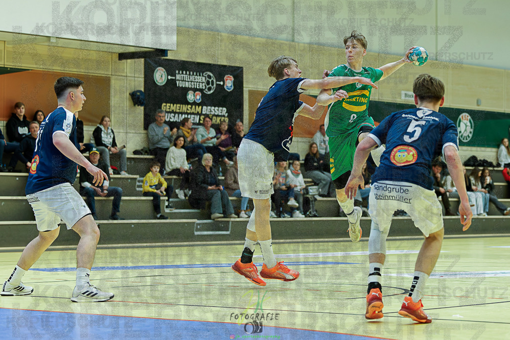 mJB Pokalrunde dt. Meisterschaft, TV Hüttenberg - TSV GWD Minden | mJB Pokalrunde dt. Meisterschaft, TV Hüttenberg - TSV GWD Minden am 15.03.2025 in Münchholzhausen (Sporthalle Münchholzhausen)Photo © 2025 - Jörg Heinrich - Realisiert mit Pictrs.com
