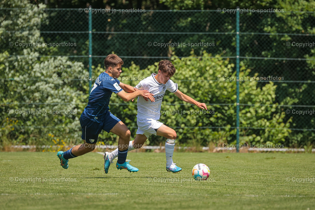 BQ3I6405 | 17.06.2023; Testspiel; Rasenplatz Offdilln; VfL Bochum U17 - Eintracht Frankfurt U17; Ergebnis: 3:1 (1:1)