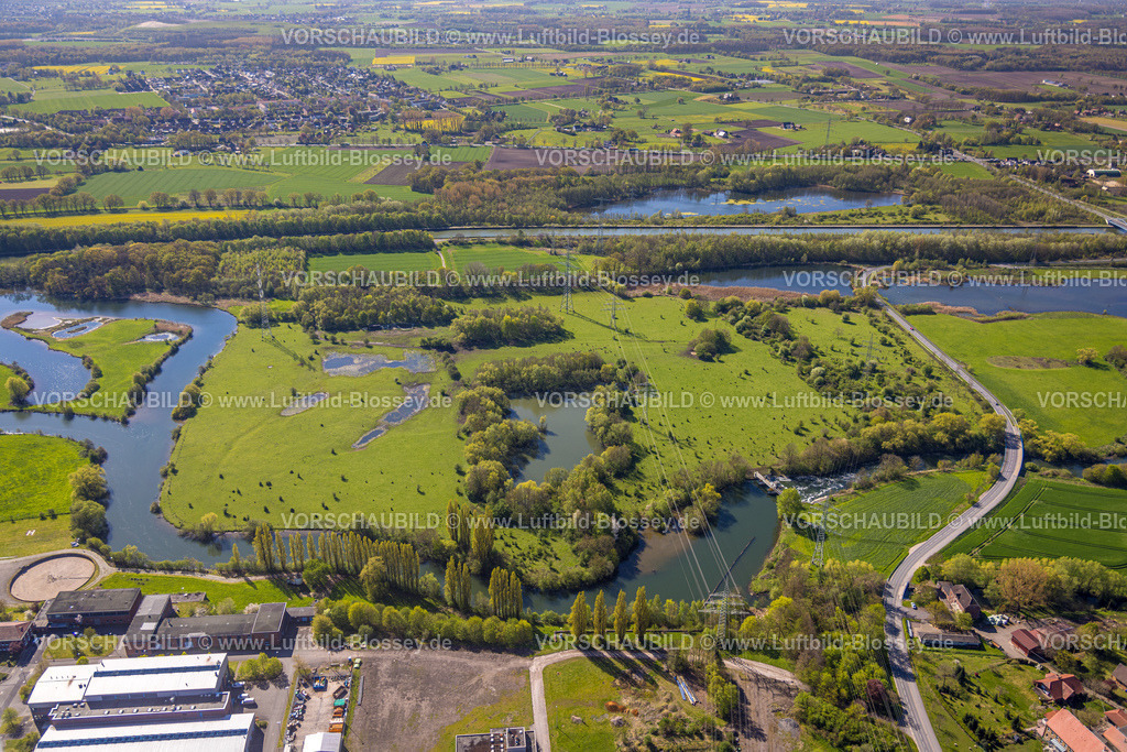 Hamm230400578 | Luftbild, Lippeaue, Stadtbezirk Herringen, Hamm, Ruhrgebiet, Nordrhein-Westfalen, Deutschland