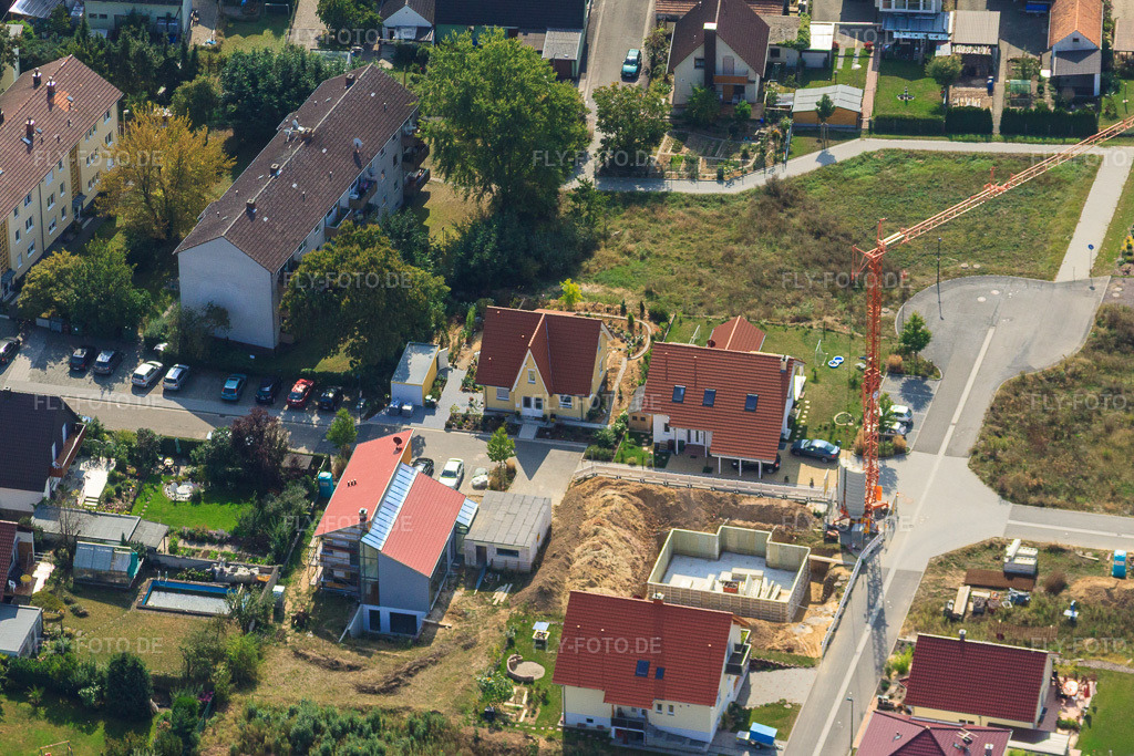 Luftbild: Briandstr in Kandel im Bundesland Rheinland-Pfalz in Deutschland. Foto: IMG_21226.jpg vom 13.09.2009 durch Werner Riehm/FLY-FOTO.de
