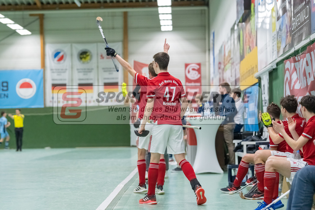HK_20230305_106041 | Deutsche Meisterschaft MU16 1/2 Finale Rot-Weiss Köln - Zehlend. Wespen am 5.3.2023 RWK, Köln ,
