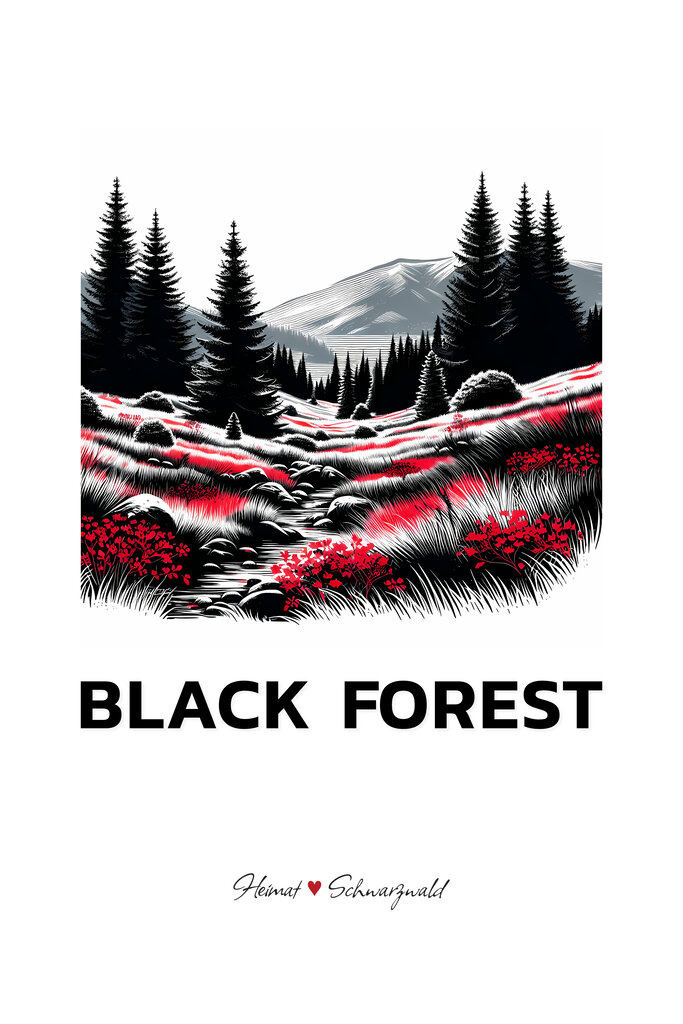 RED-BLACK-FOREST_Motiv-18 | Bilder-Onlineshop für Heimatbilder vom Schwarzwald und Oberrhein. Galeriebilder auf Acrylglas, Alu-Dibond, Leinwand und Poster online bestellen. Der Schwarzwald als Wandbild für Ihr Zuhause! | Art, Kunst, Wandbilder, Black Forest, Deko - Realisiert mit Pictrs.com