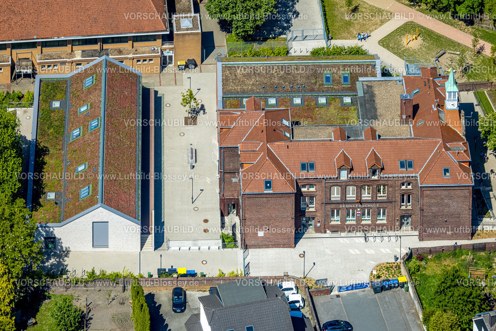 Unna250500084Schillerschule-2 | Luftbild, Schillerschule, Unna, Stadtteil Massen ,  Ruhrgebiet, Nordrhein-Westfalen