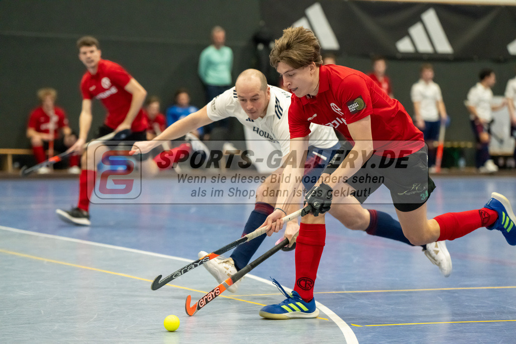 HK_20250201_102191 | 2. Bundesliga Halle Herren Düsseldorfer HC - Club Raffelberg am 1.2.2025 Halle am Seestern, Düsseldorf ,