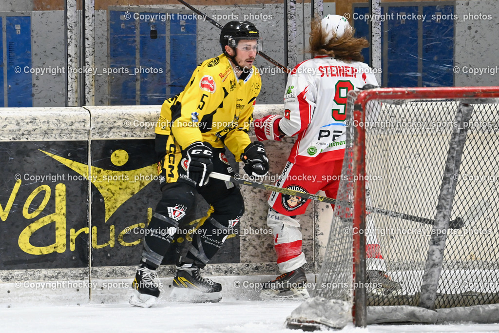 EC Spittal Hornets vs. ESV Ferlach 16.12.2023 | #15 Rossbacher Daniel, #9 Steiner Markus