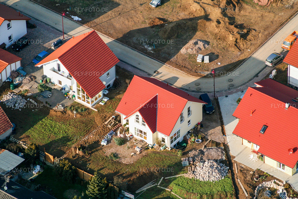 Luftbild: Seltzer Ring im Ortsteil Kleinsteinfeld in Niederotterbach im Bundesland Rheinland-Pfalz in Deutschland. Foto: IMG_0647.jpg vom 08.01.2006 durch Werner Riehm/FLY-FOTO.de