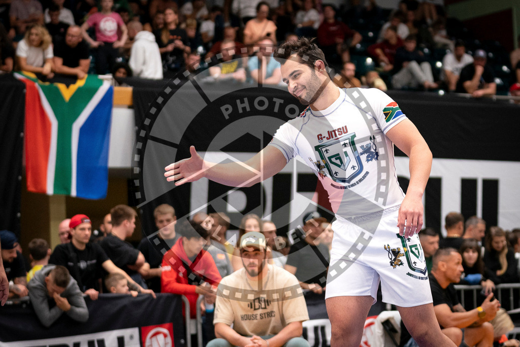20230916PBB1663 | Fighters compete during the grappling tournement ADCC Trials (European, Middle East and African Championship) in Warsaw, Poland, on September 16, 2023.
