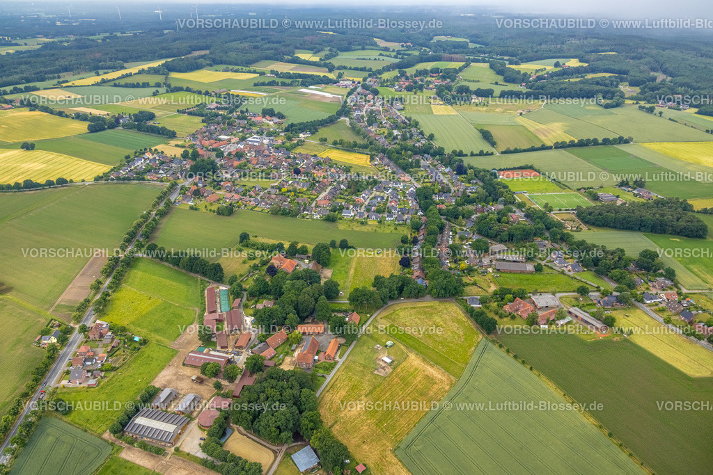 Haltern220604501 | Luftbild, Ortsansicht Ortsteil Lavesum, Haltern am See, Ruhrgebiet, Nordrhein-Westfalen, Deutschland