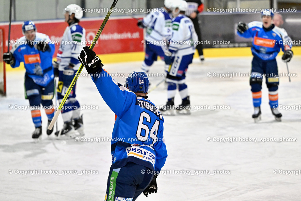 ESC SPARKASSE STEINDORF vs. UECR Huben  | Jubel #64 Stichauner Fabian ESC Steindorf, ESC SPARKASSE STEINDORF vs. UECR Huben , ESC SPARKASSE STEINDORF vs. UECR Huben  am 06.02.2026 in Steindorf (Ossiachersee Halle), Austria, (Photo by Bernd Stefan)