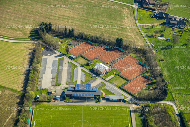 Hamminkeln240311352 | Luftbild, Sparkassen Sportpark, Roßmühle, Tennisplätze Hamminkelner Tennisclub 1975 e.V., Tribune mit Solardach  Fußballstadion Hamminkelner S.V. 1920/46, Hamminkeln, Nordrhein-Westfalen, Deutschland